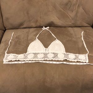 Adorable crocheted crop top